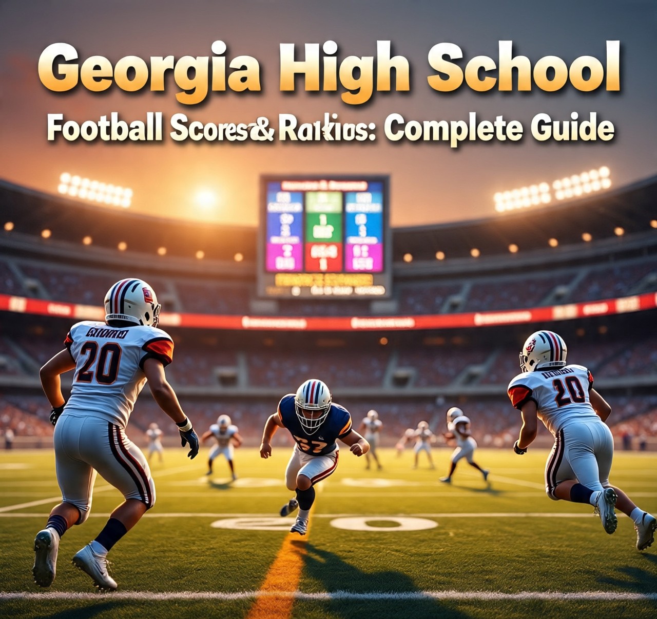 Georgia high school football scores